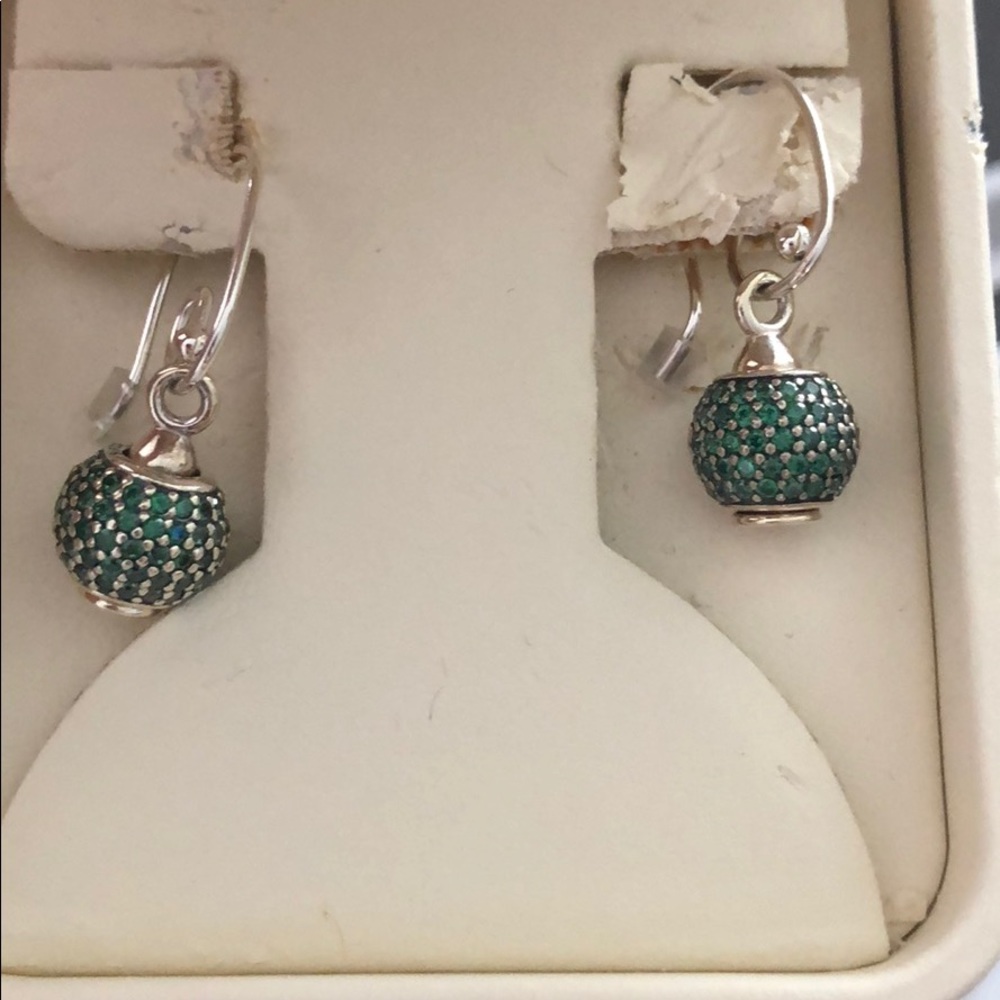 Pandora dangle charm earrings